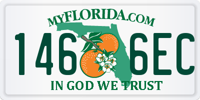 FL license plate 1466EC