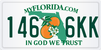 FL license plate 1466KK