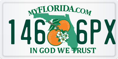 FL license plate 1466PX