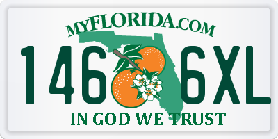 FL license plate 1466XL