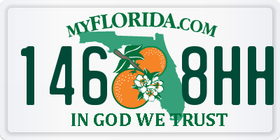 FL license plate 1468HH