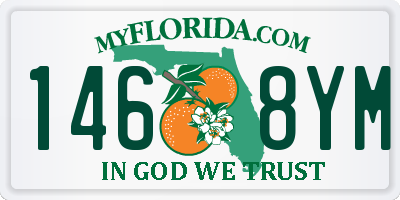 FL license plate 1468YM