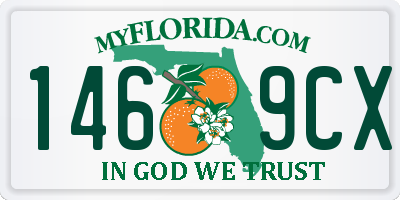 FL license plate 1469CX