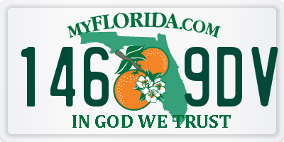 FL license plate 1469DV
