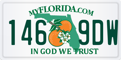 FL license plate 1469DW