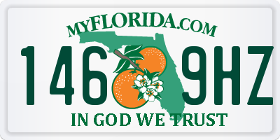 FL license plate 1469HZ