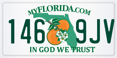 FL license plate 1469JV