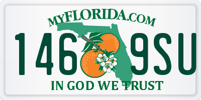 FL license plate 1469SU