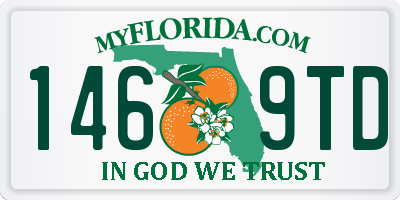 FL license plate 1469TD