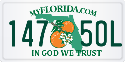 FL license plate 1475OL