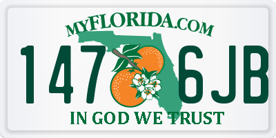 FL license plate 1476JB