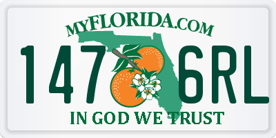 FL license plate 1476RL