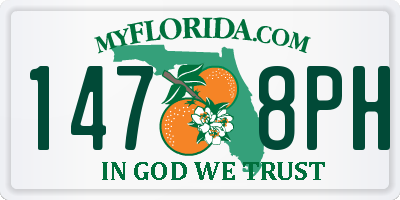 FL license plate 1478PH