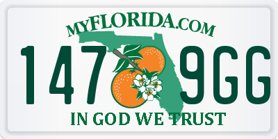 FL license plate 1479GG