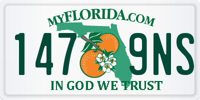 FL license plate 1479NS