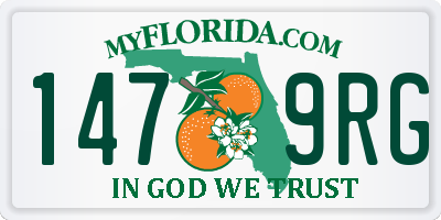 FL license plate 1479RG