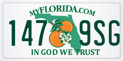 FL license plate 1479SG