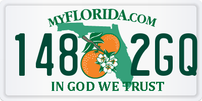 FL license plate 1482GQ