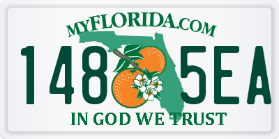 FL license plate 1485EA