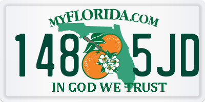 FL license plate 1485JD