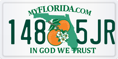 FL license plate 1485JR