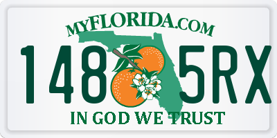 FL license plate 1485RX