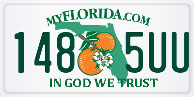 FL license plate 1485UU