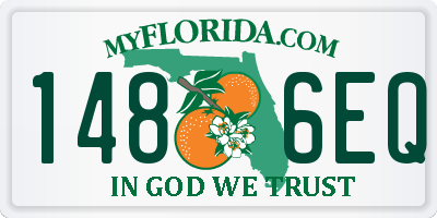 FL license plate 1486EQ