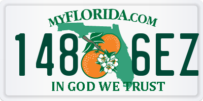 FL license plate 1486EZ