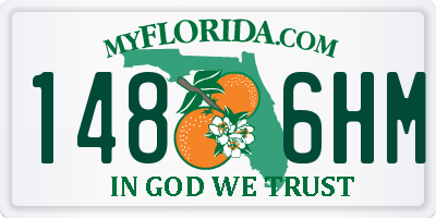 FL license plate 1486HM