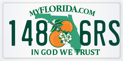 FL license plate 1486RS