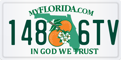 FL license plate 1486TV