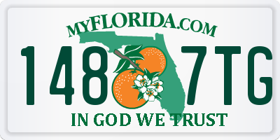 FL license plate 1487TG