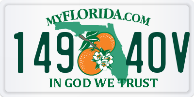FL license plate 1494OV