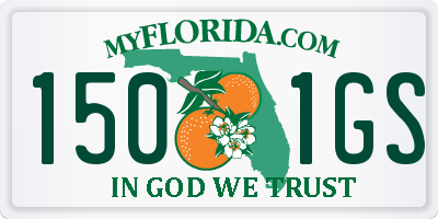 FL license plate 1501GS