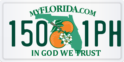 FL license plate 1501PH