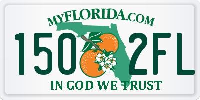 FL license plate 1502FL
