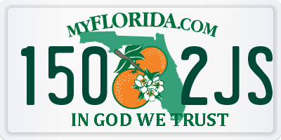 FL license plate 1502JS