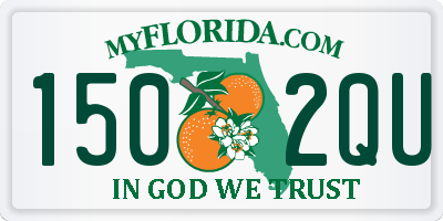 FL license plate 1502QU