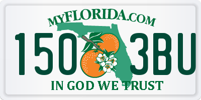 FL license plate 1503BU