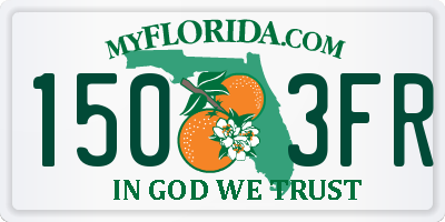 FL license plate 1503FR
