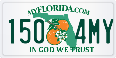 FL license plate 1504MY