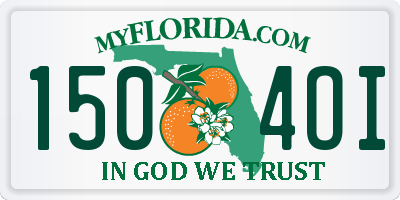 FL license plate 1504OI