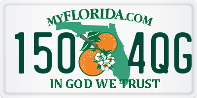 FL license plate 1504QG