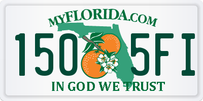FL license plate 1505FI