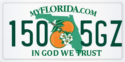 FL license plate 1505GZ