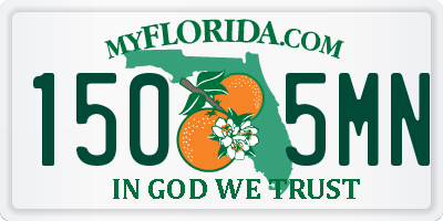 FL license plate 1505MN
