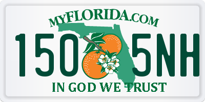 FL license plate 1505NH