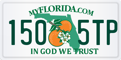 FL license plate 1505TP