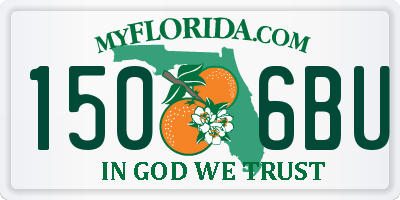 FL license plate 1506BU